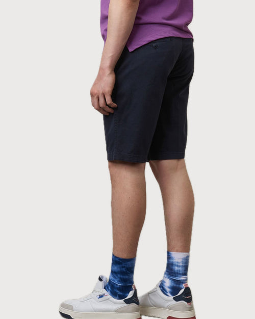Blauer Bermuda in cotone