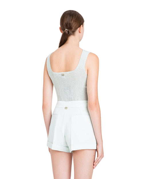 Twinset top in lino e lurex