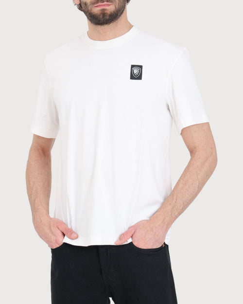 Blauer T-Shirt Patch Logo