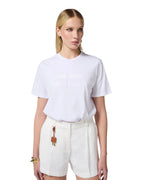Elisabetta Franchi T-shirt con strass