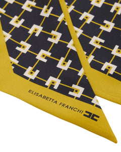 Elisabetta Franchi Foulard in twill di seta