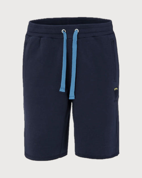 Blauer Bermuda in felpa