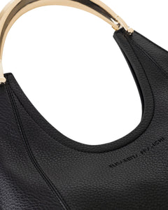 Elisabetta Franchi Borsa Hobo con manico gioiello