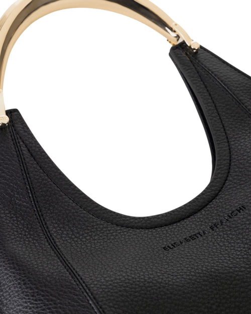 Elisabetta Franchi Borsa Hobo con manico gioiello