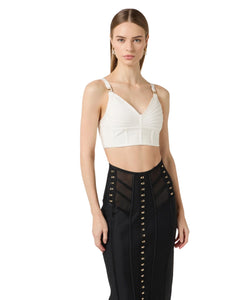 Elisabetta Franchi Top in maglia 3D