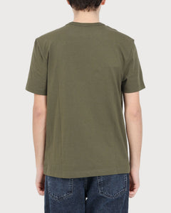 Blauer T-Shirt Girocollo