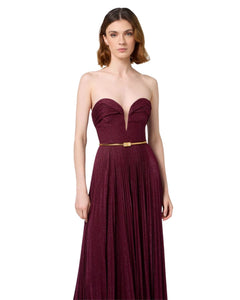 Elisabetta Franchi Abito elegante scollo cuore