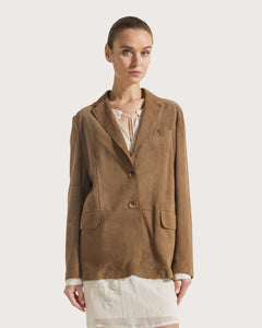 Seventy Giacca in pelle suede