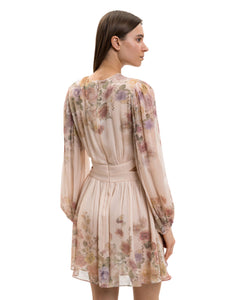 Twinset Abito cut out fantasia floreale