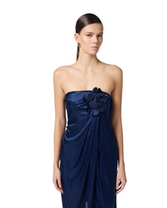 Elisabetta Franchi Abito Red Carpet in jersey lucido