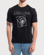 Blauer T-Shirt Graphic