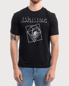 Blauer T-Shirt Graphic