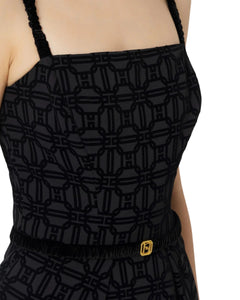 Mini abito Elisabetta Franchi in velluto