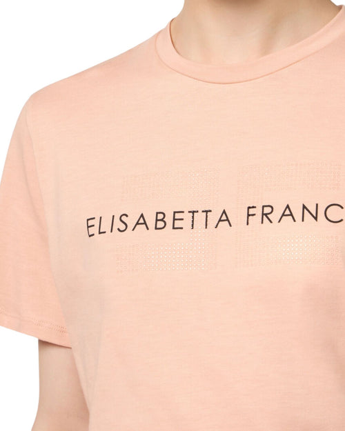 T-shirt Elisabetta Franchi in jersey con logo