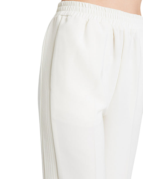 Twinset Pantalone in crêpe con ricamo