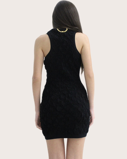 Miniabito Elisabetta Franchi tessuto goffrato