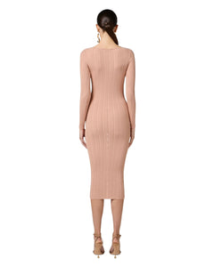Elisabetta Franchi Abito in maglia traforata con culotte