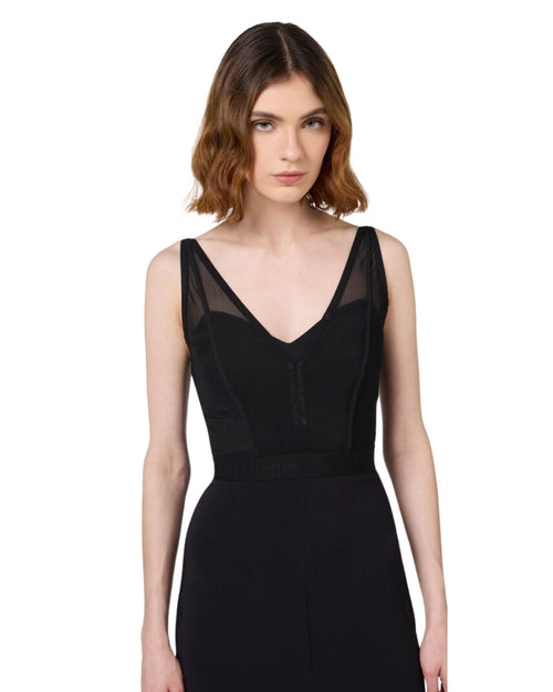 Elisabetta Franchi Abito tubino elegante con spacco