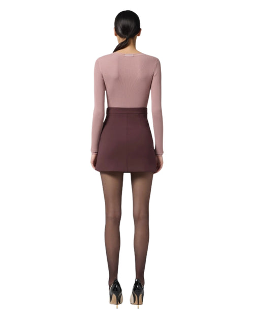 Elisabetta Franchi Maglia aderente a costine