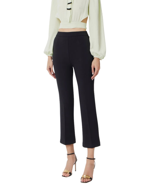 Elisabetta Franchi Pantalone cropped svasato