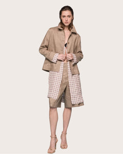 Seventy Bermuda in lino lurex