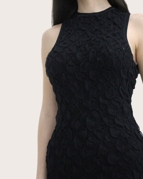 Miniabito Elisabetta Franchi tessuto goffrato