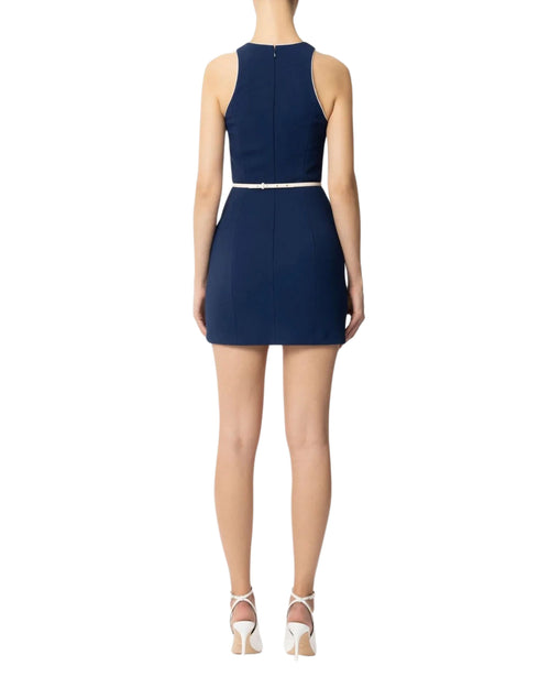 Elisabetta Franchi Abito mini in crêpe stretch
