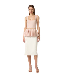 Elisabetta Franchi Top con baschina