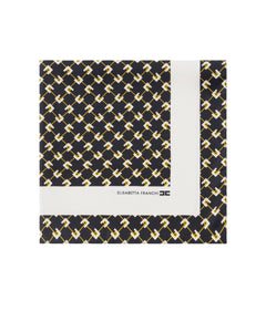 Elisabetta Franchi Foulard logo in seta