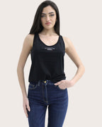 Elisabetta Franchi canotta con logo