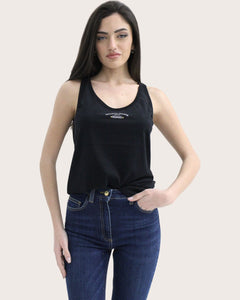 Elisabetta Franchi canotta con logo