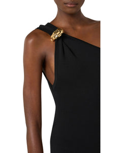 Elisabetta Franchi Abito monospalla in maglia