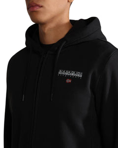 Napapijri Felpa con cappuccio e zip in cotone