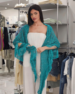Simona Corsellini Scialle con frange