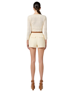 Elisabetta Franchi cardigan in pizzo