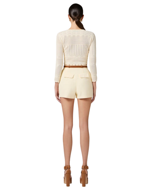 Elisabetta Franchi cardigan in pizzo