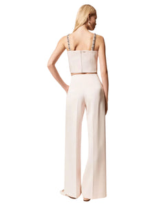 Twinset Pantalone a palazzo in duchesse