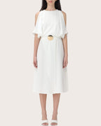Simona Corsellini Abito lungo cut out