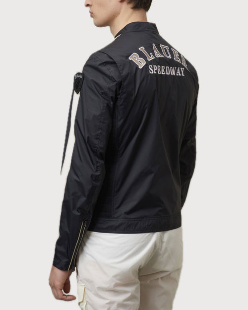 Blauer Giubbino Biker Jacob