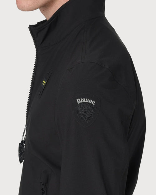 Blauer Giubbino Colletto Alto