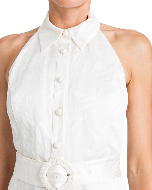 Twinset tuta in misto lino