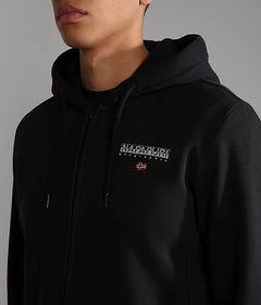 Napapijri Felpa con cappuccio e zip in cotone