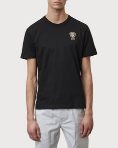 Blauer T-Shirt Girocollo