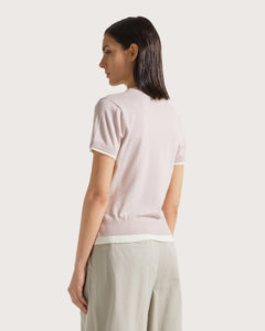 19.70 By Seventy Maglia con bordi in contrasto colore