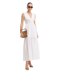 Twinset Abito lungo in cotone