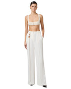 Elisabetta Franchi Pantalone in misto lino
