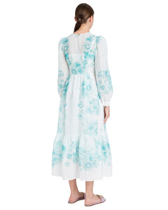 Twinset Abito lungo in fantasia floreale