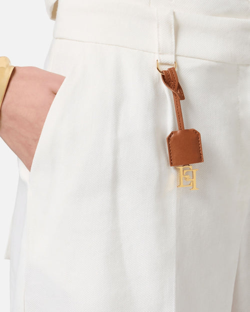 Elisabetta Franchi Short in misto lino