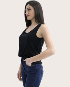 Elisabetta Franchi canotta con logo