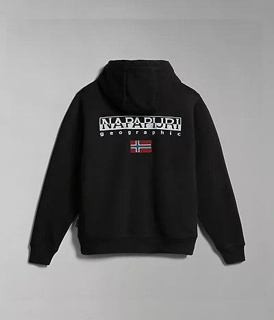 Napapijri Felpa con cappuccio e zip in cotone